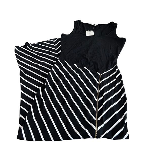 Cache Maxi Dress w/ Front Zipper Slit - Picture 4 of 5